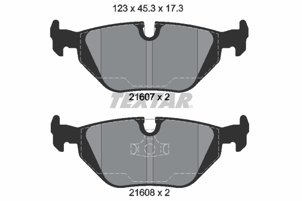 Remblokset Textar 2160702