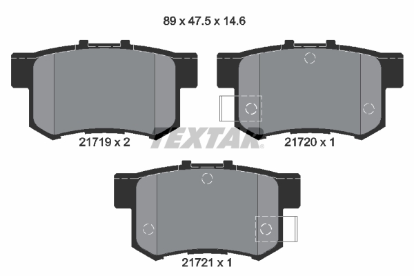 Remblokset Textar 2171901