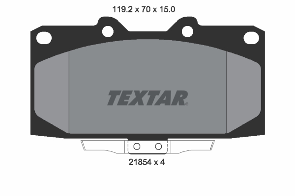 Remblokset Textar 2185401