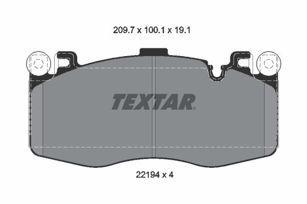 Remblokset Textar 2219401