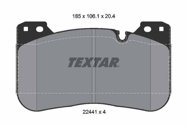 Remblokset Textar 2244101