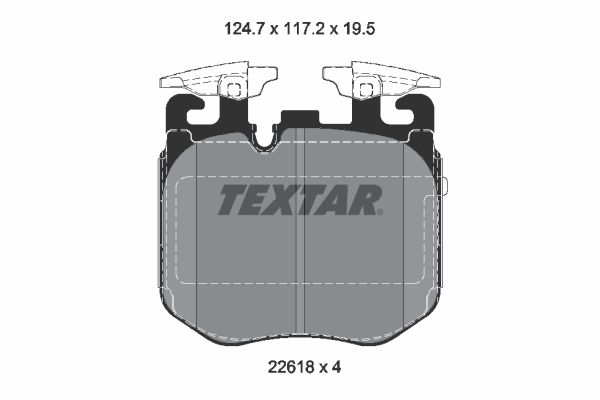 Remblokset Textar 2261801