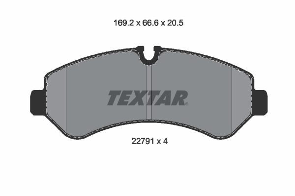 Remblokset Textar 2279101