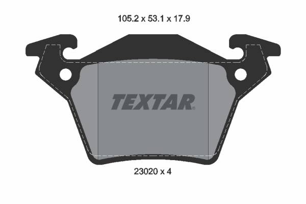 Remblokset Textar 2302001