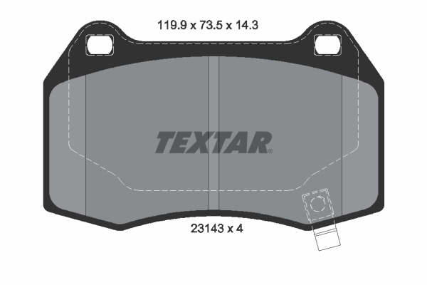 Remblokset Textar 2314301