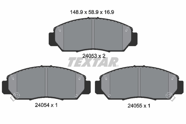 Remblokset Textar 2405301