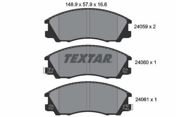 Remblokset Textar 2405901