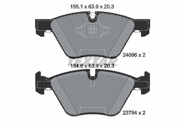 Remblokset Textar 2409601