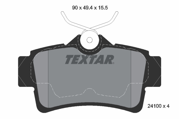 Remblokset Textar 2410001