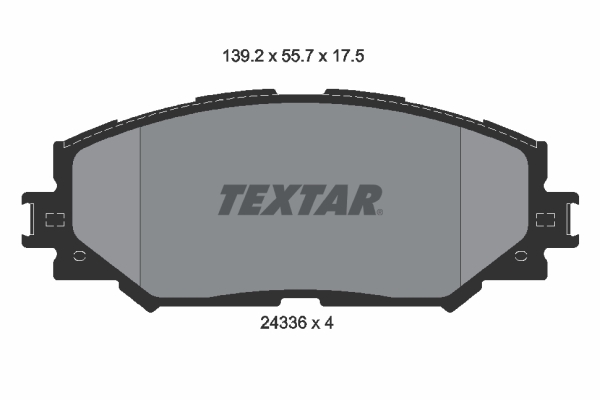 Remblokset Textar 2433601