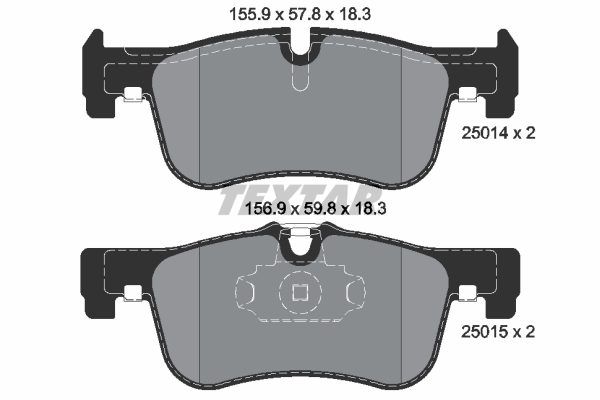 Remblokset Textar 2501401