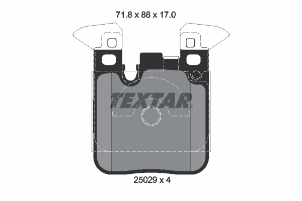 Remblokset Textar 2502902