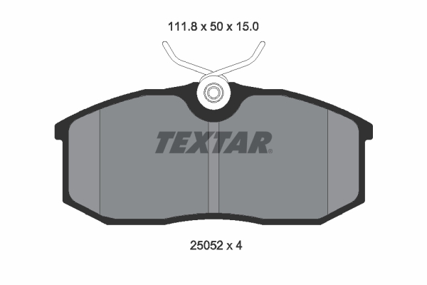 Remblokset Textar 2505201