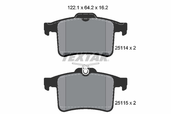 Remblokset Textar 2511401