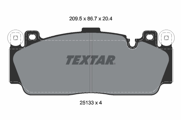 Remblokset Textar 2513301