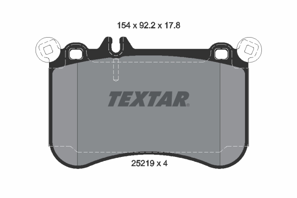 Remblokset Textar 2521901