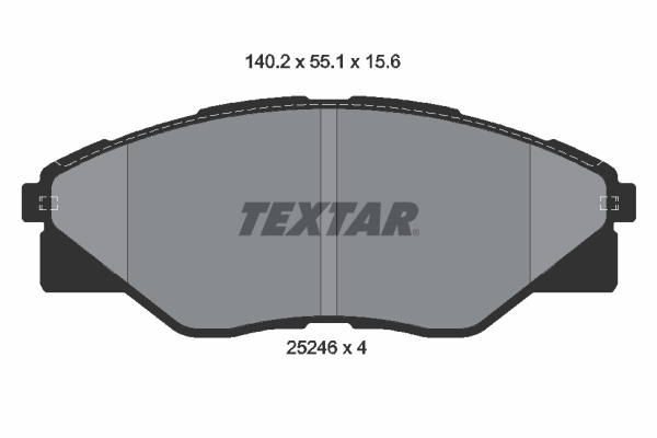 Remblokset Textar 2524601