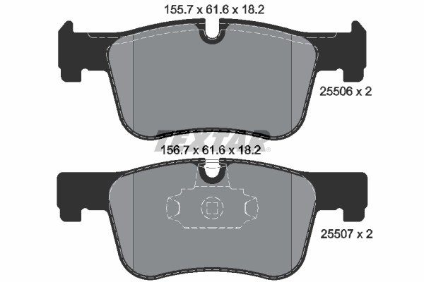 Remblokset Textar 2550601