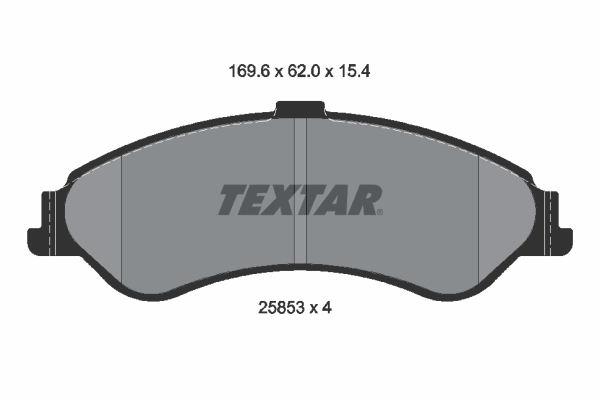 Remblokset Textar 2585301