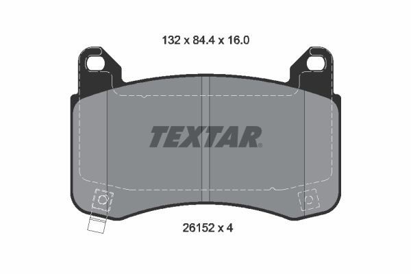 Remblokset Textar 2615201