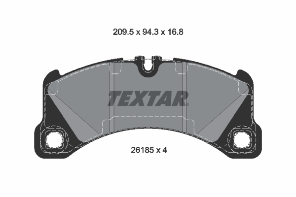 Remblokset Textar 2618501