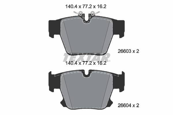 Textar Remblokset 2660301