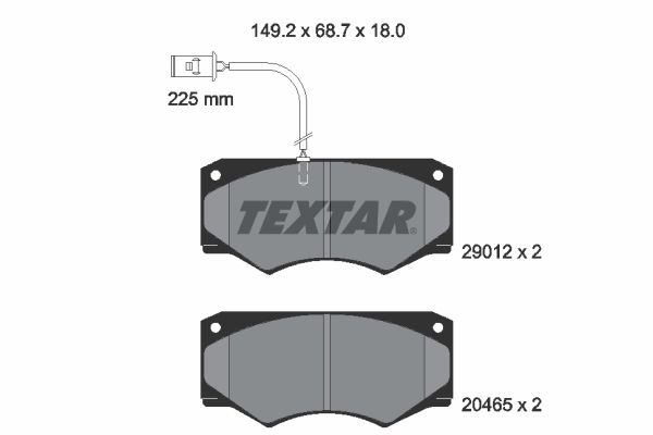 Textar Remblokset 2901201