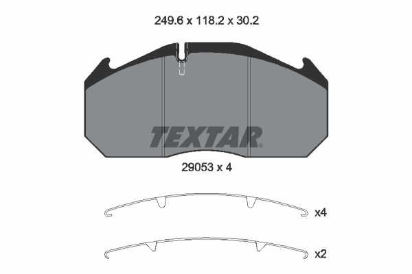 Remblokset Textar 2905301