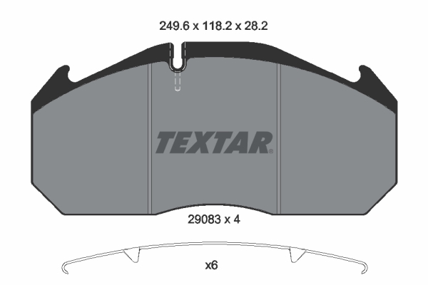 Textar Remblokset 2908302