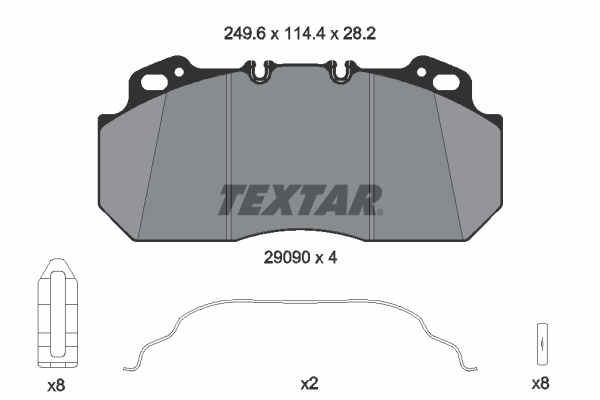 Textar Remblokset 2909006