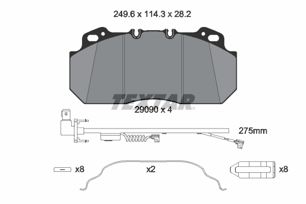 Textar Remblokset 2909015