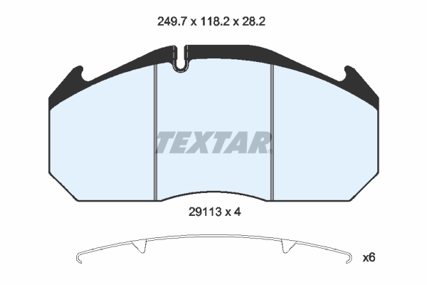 Textar Remblokset 2911303