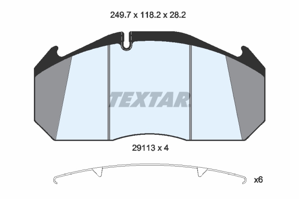 Textar Remblokset 2911307