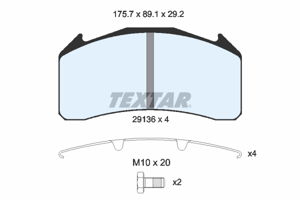 Textar Remblokset 2913606