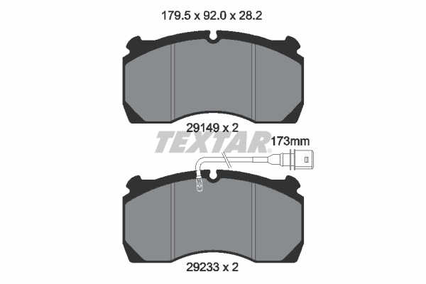 Textar Remblokset 2914901