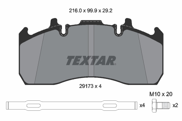 Textar Remblokset 2917301