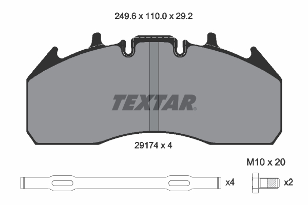 Textar Remblokset 2917401