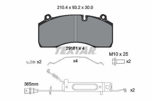 Textar Remblokset 2918101