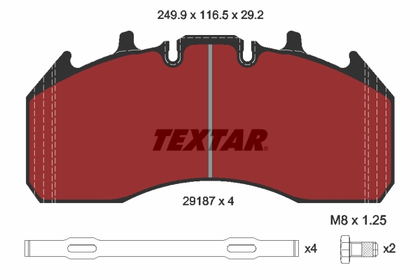Textar Remblokset 2918701