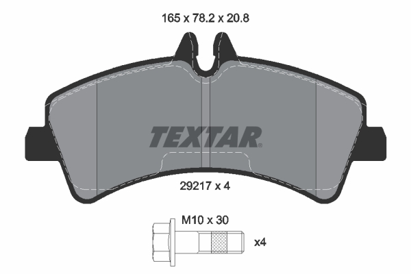 Remblokset Textar 2921702