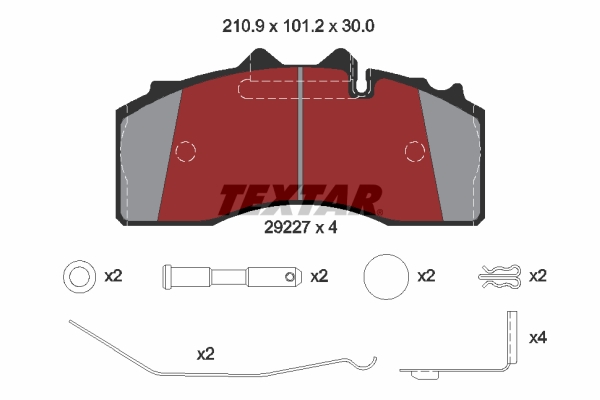 Textar Remblokset 2922701