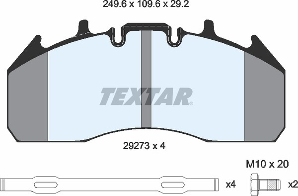 Textar Remblokset 2927301