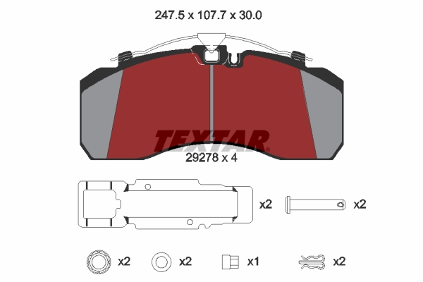 Textar Remblokset 2927801