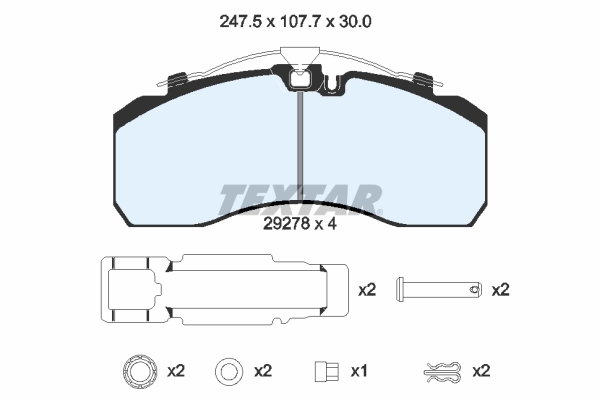 Textar Remblokset 2927802