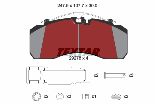 Textar Remblokset 2927803