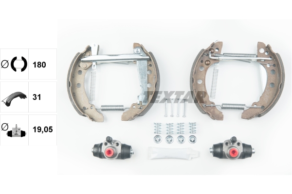 Textar Remschoen set 84018203