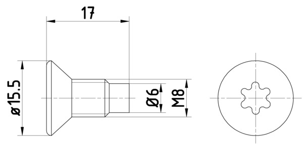 Remschijfschroef Textar TPM0004