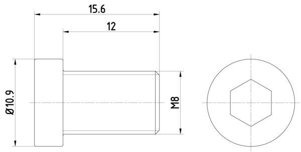 Remschijfschroef Textar TPM0009