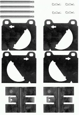 Rem montageset Textar 82016900