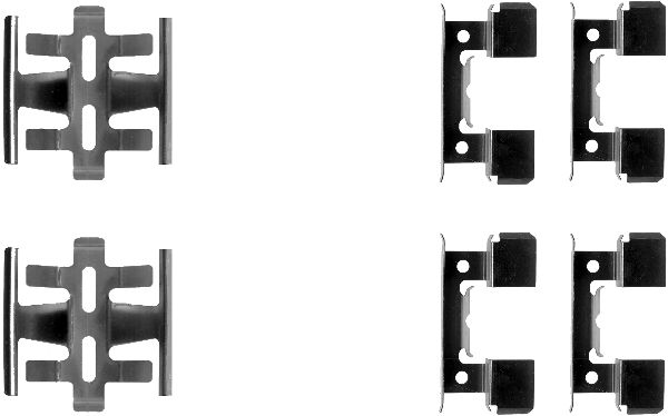 Rem montageset Textar 82044800